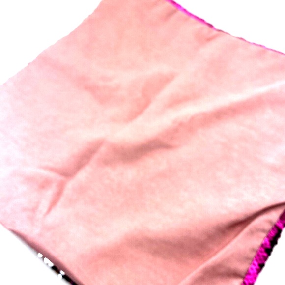 Throw Pillow Case Cover 15x15 inches Sequin Home decor Pink Silver Zipper - Picture 3 of 6